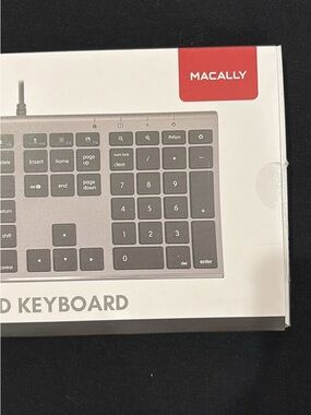 Wired Numeric Keypad Keyboard - Gray